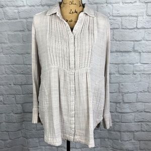 FREE PEOPLE Light Purple Flannel | Medium